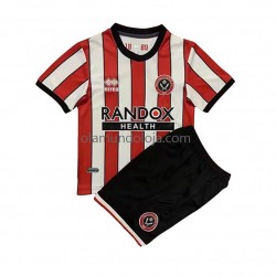 Camisola Sheffield United Criança Equipamento Primeiro 2022-2023 Manga Curta